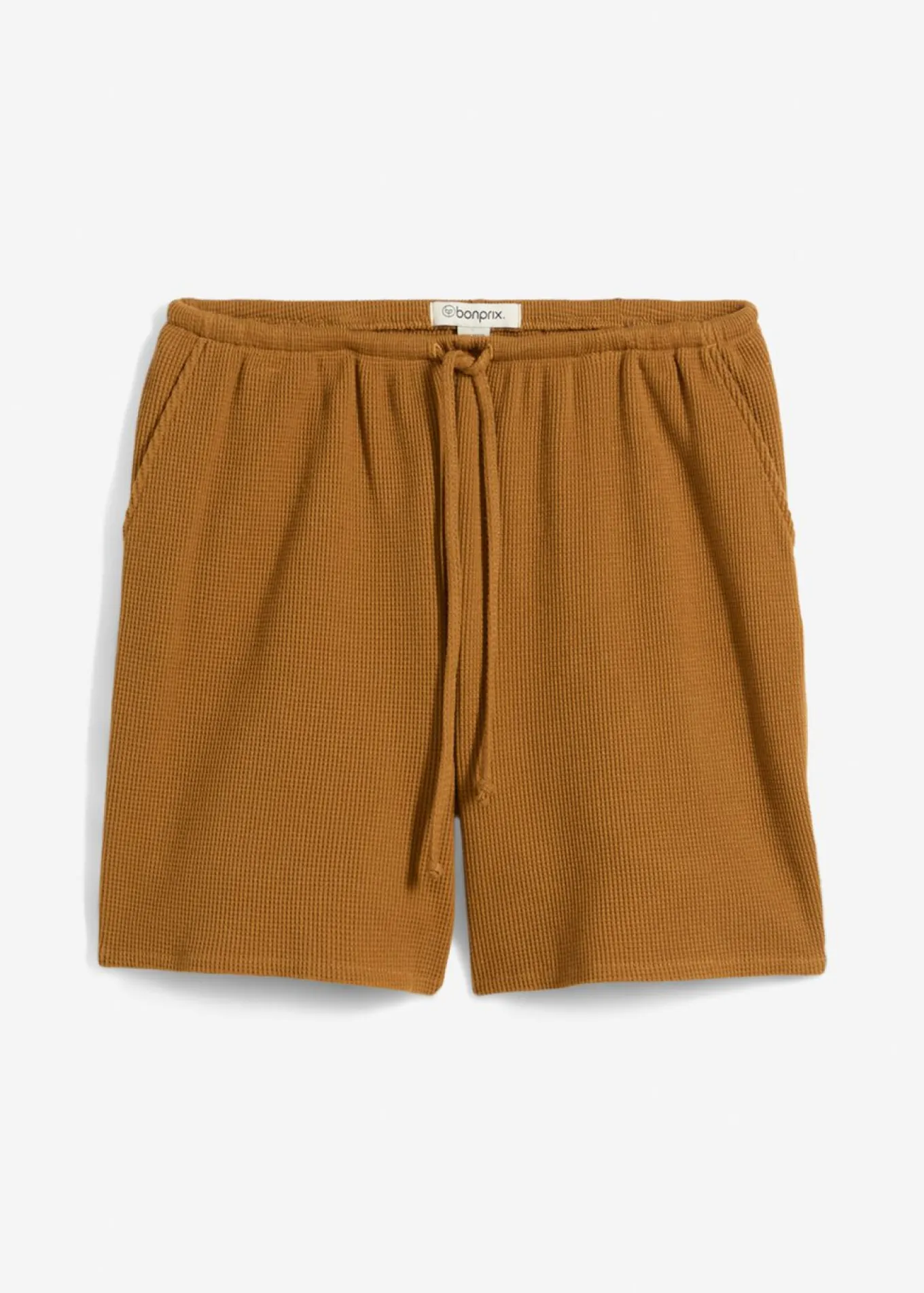 Pantalón corto de algodón puro con estructura