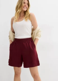 Pantalón corto de chándal de mezcla de algodón