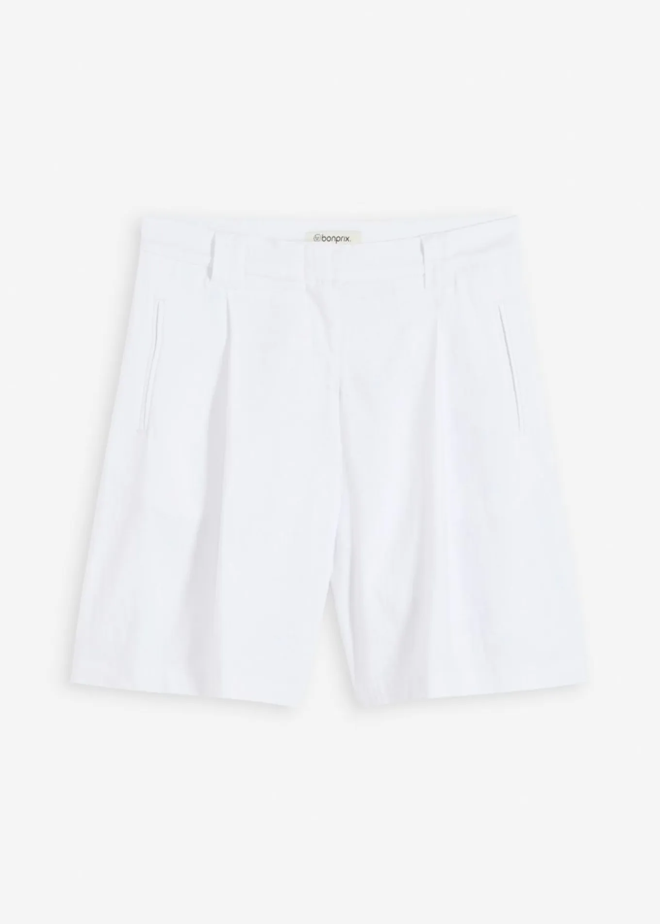 Pantalón corto de mezcla de lino ligero