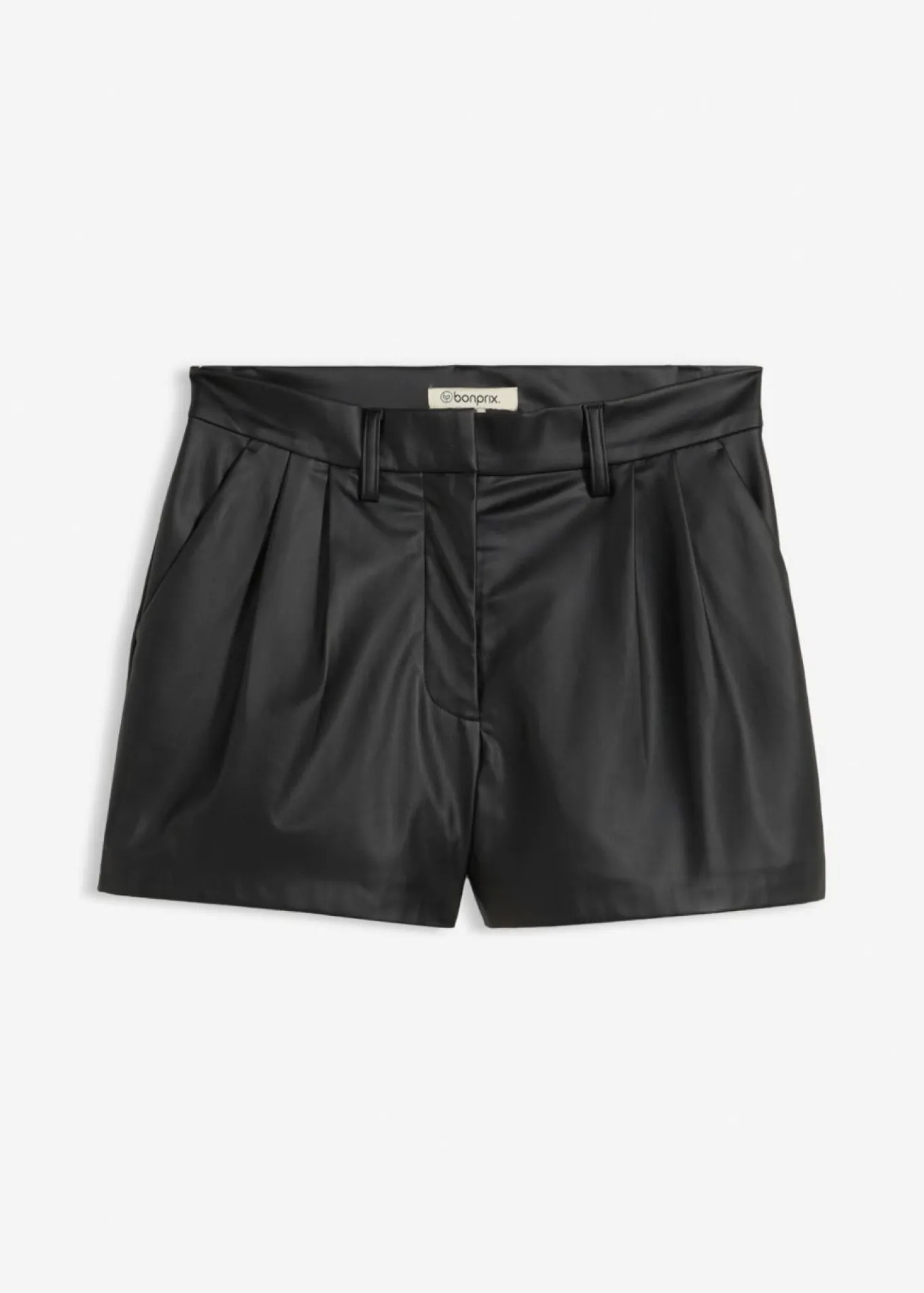 Pantalón corto de piel sintética