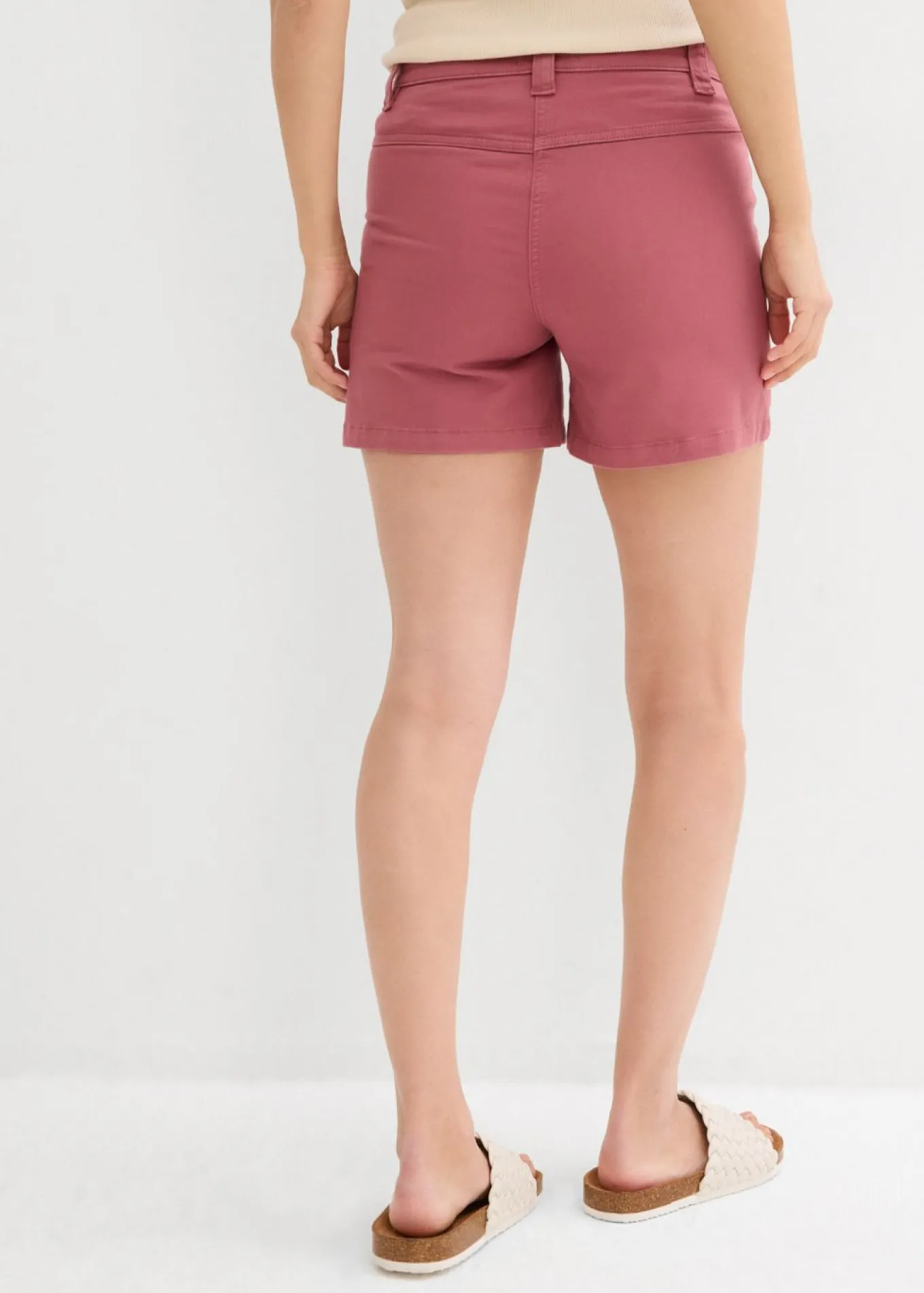 Pantalón corto de sarga