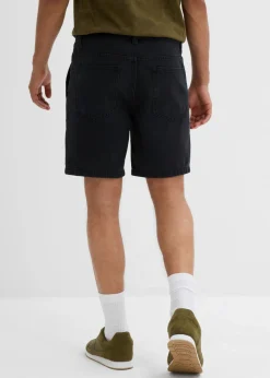 Pantalón corto de sarga de algodón puro con corte holgado