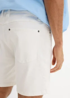 Pantalón corto vaquero elástico, loose fit, extra ancho