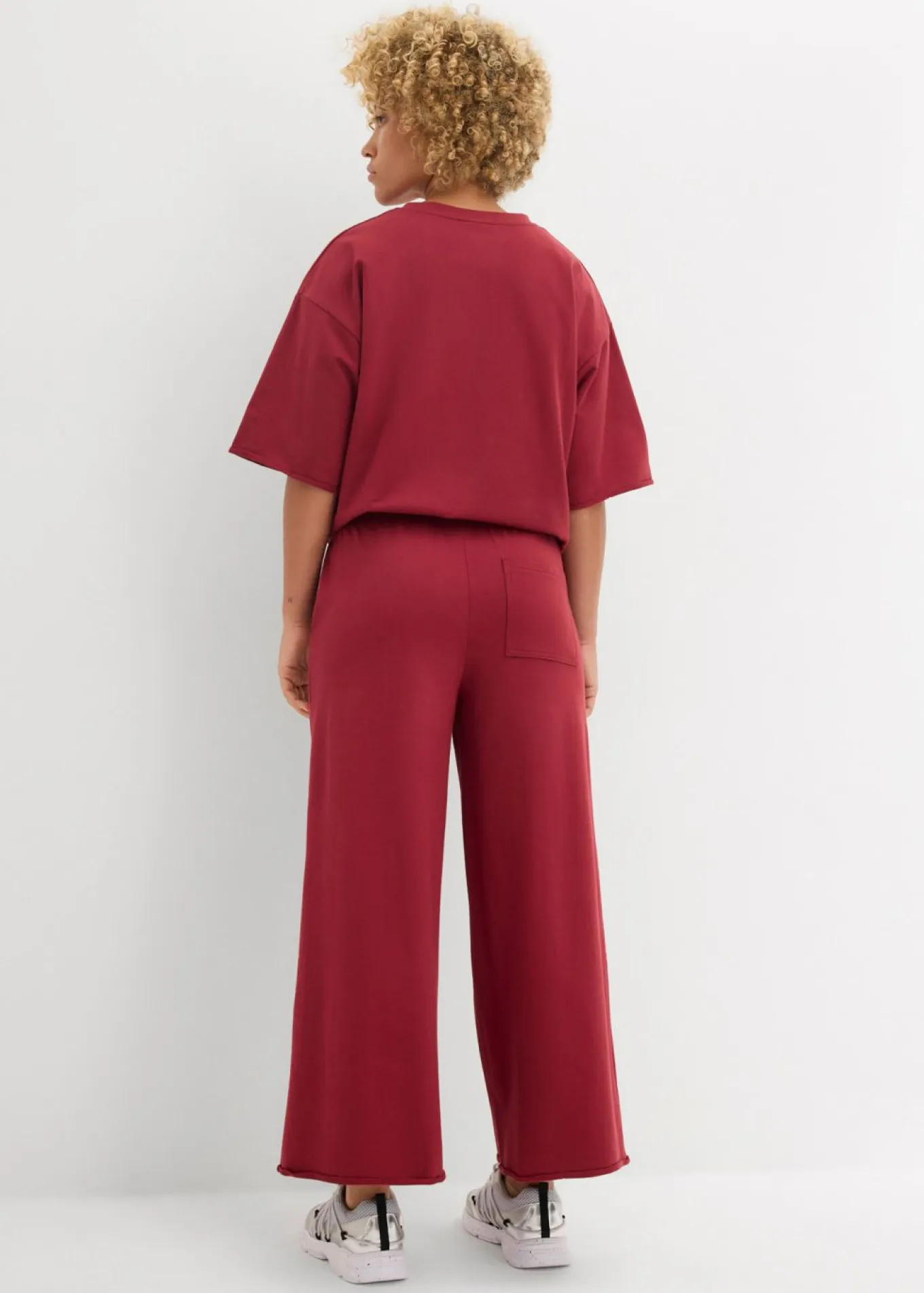 Pantalón de chándal de algodón orgánico con largo capri