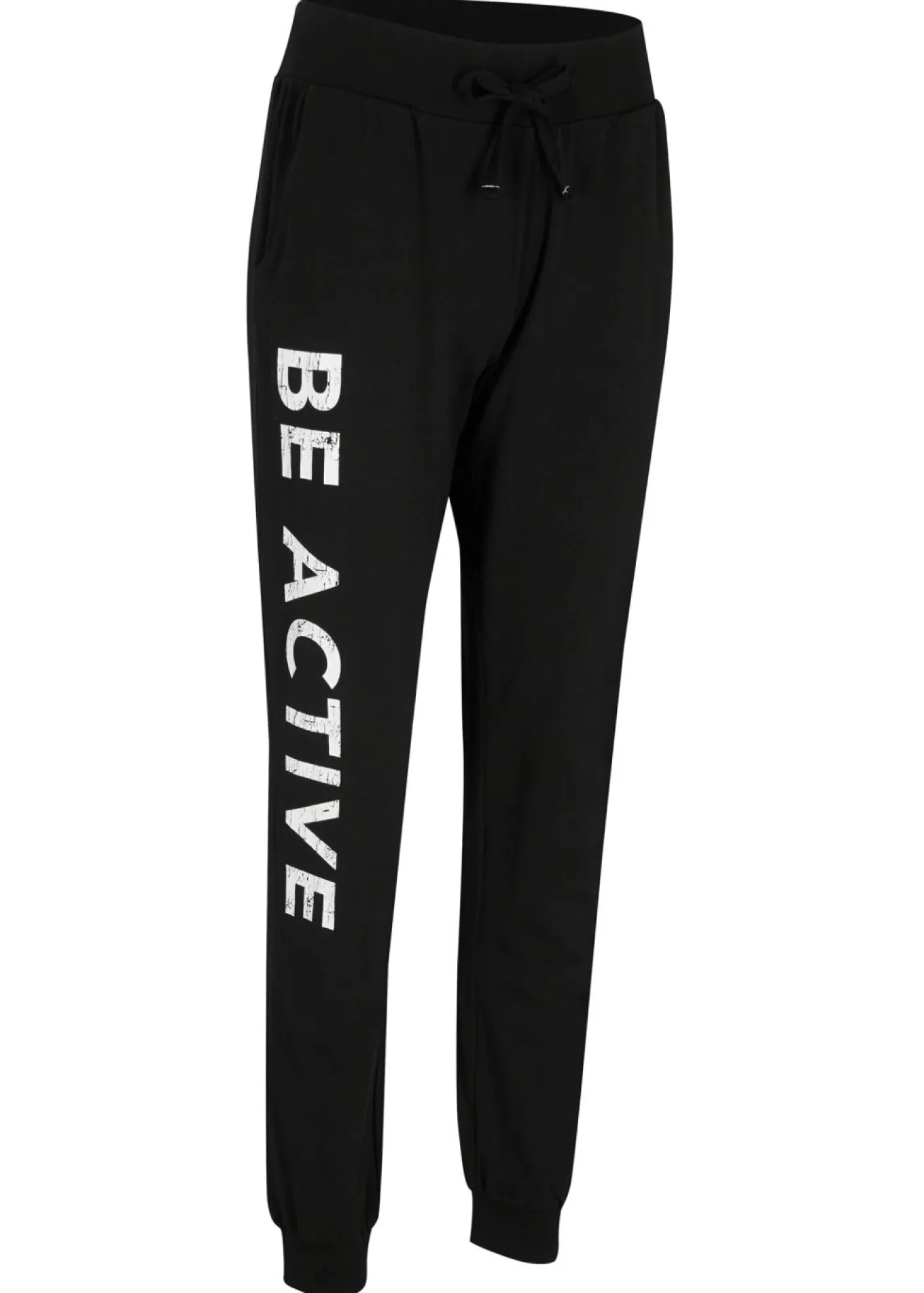 Pantalón de chándal de algodón con estampado y corte holgado
