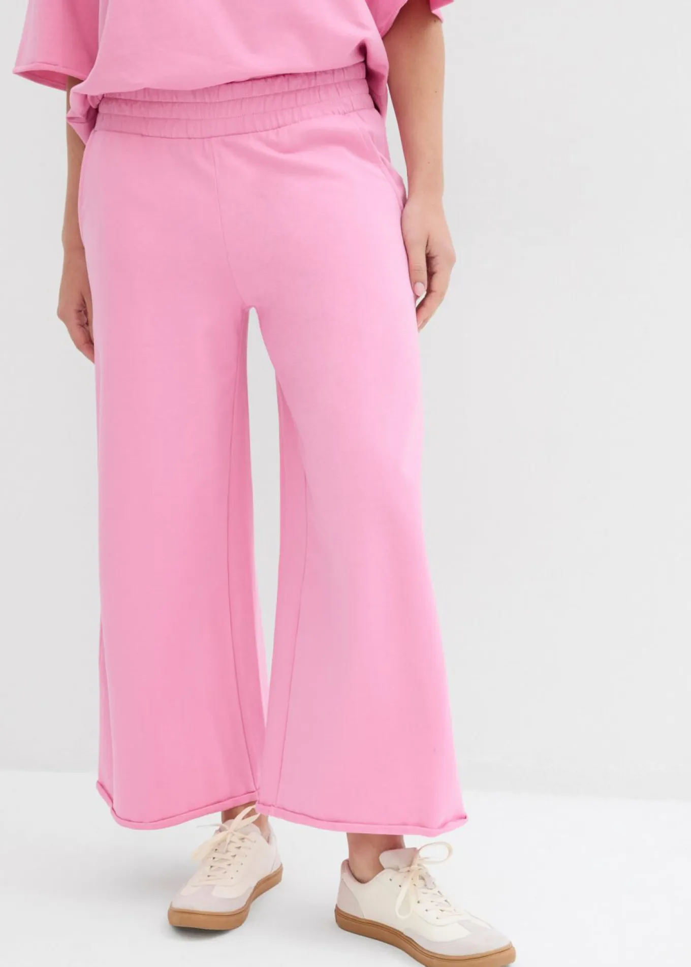 Pantalón de chándal de algodón orgánico con largo capri