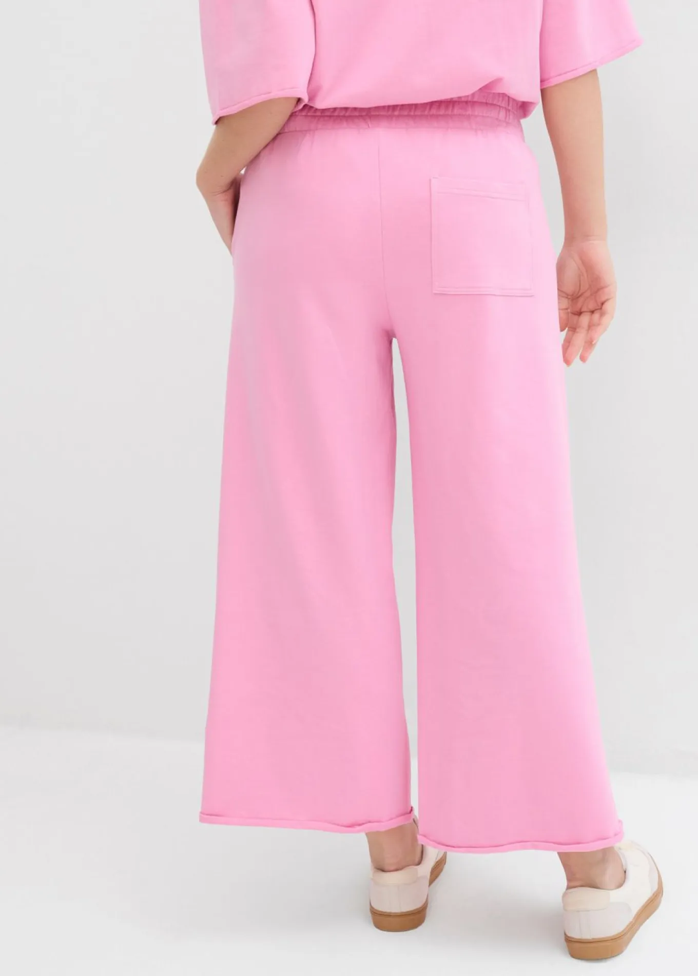 Pantalón de chándal de algodón orgánico con largo capri