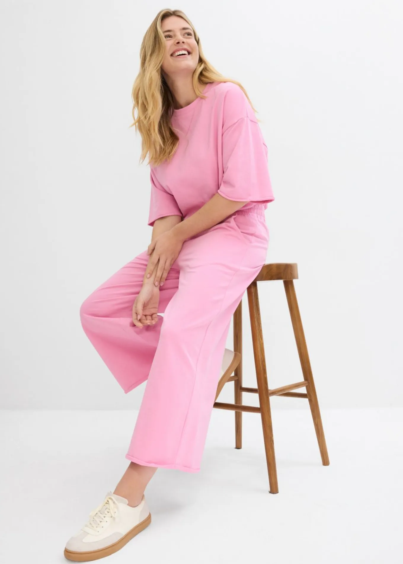 Pantalón de chándal de algodón orgánico con largo capri