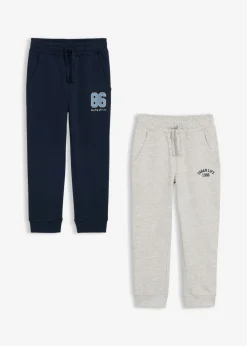Pantalón de chándal en suave mezcla de algodón (2 unidades)