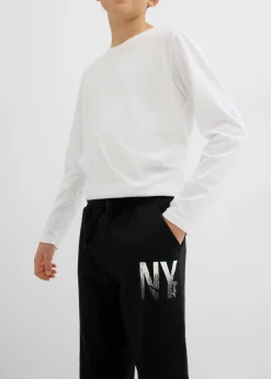 Pantalón de chándal en suave mezcla de algodón