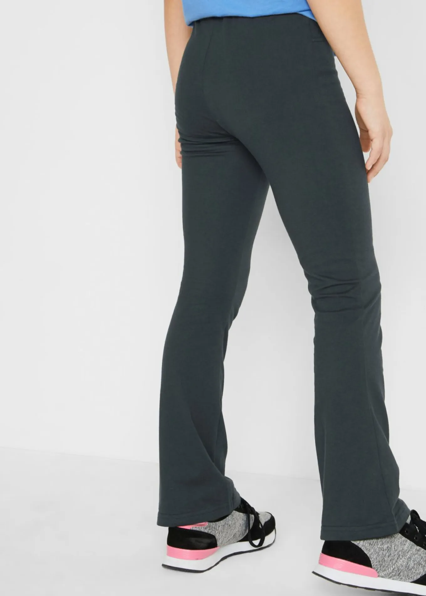 Pantalón de estilo jazz de mezcla de algodón orgánico elástico