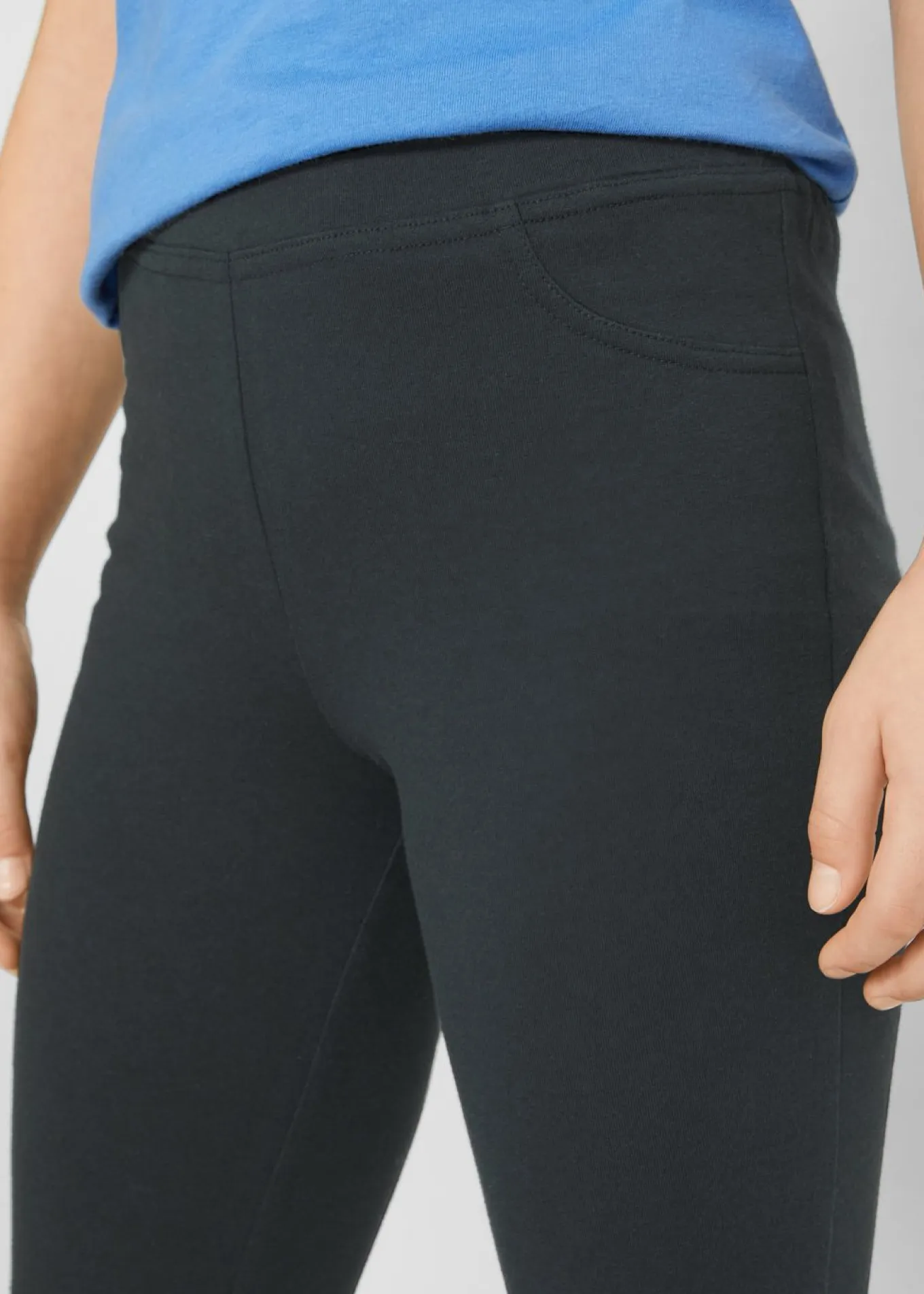 Pantalón de estilo jazz de mezcla de algodón orgánico elástico