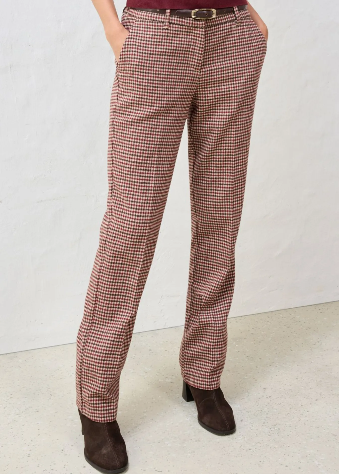 Pantalón de mezcla de lana suave