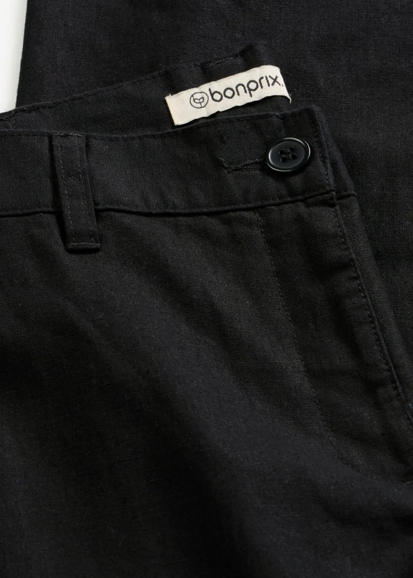 Pantalón de mezcla de lino y algodón