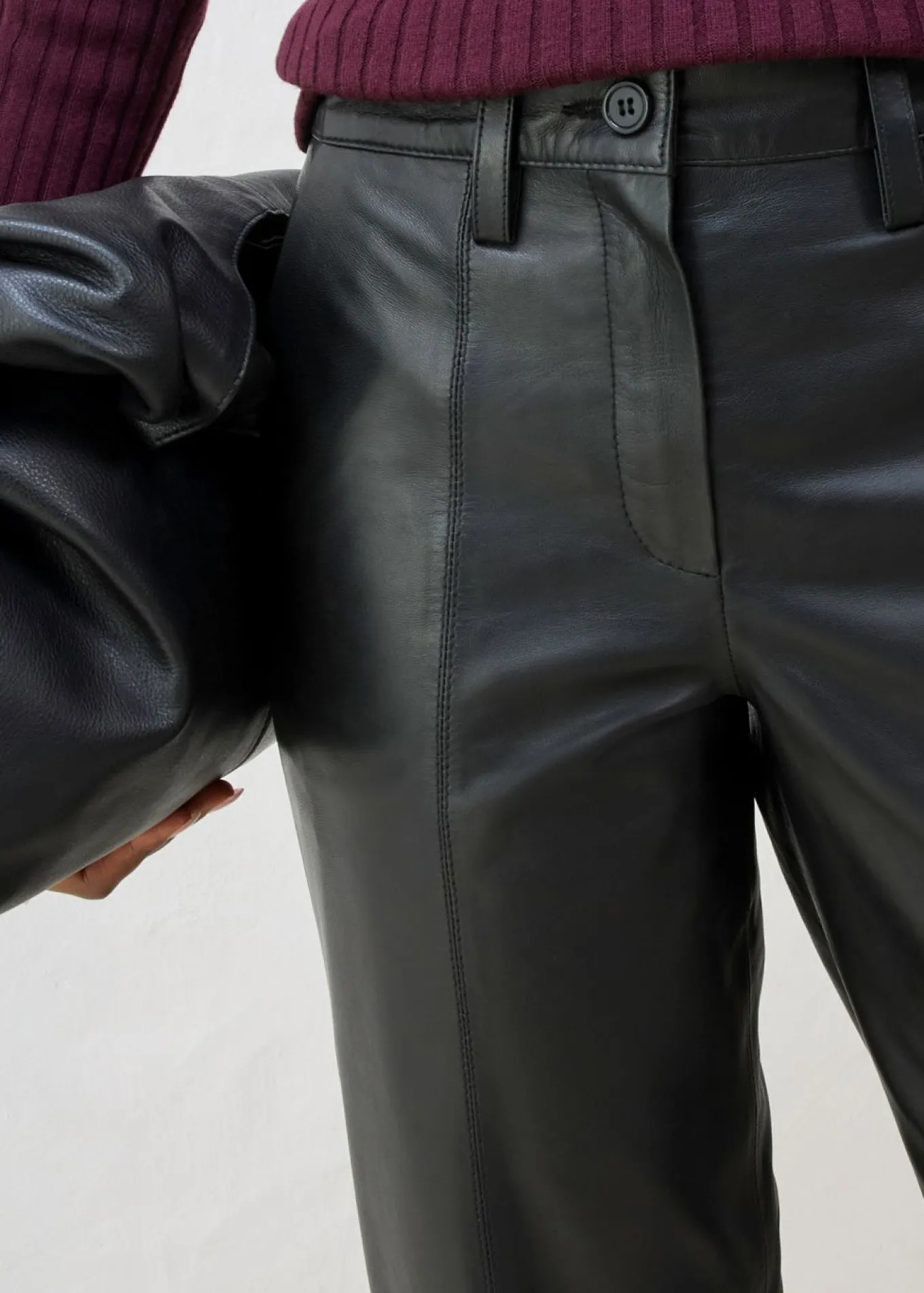 Pantalón de napa de cordero