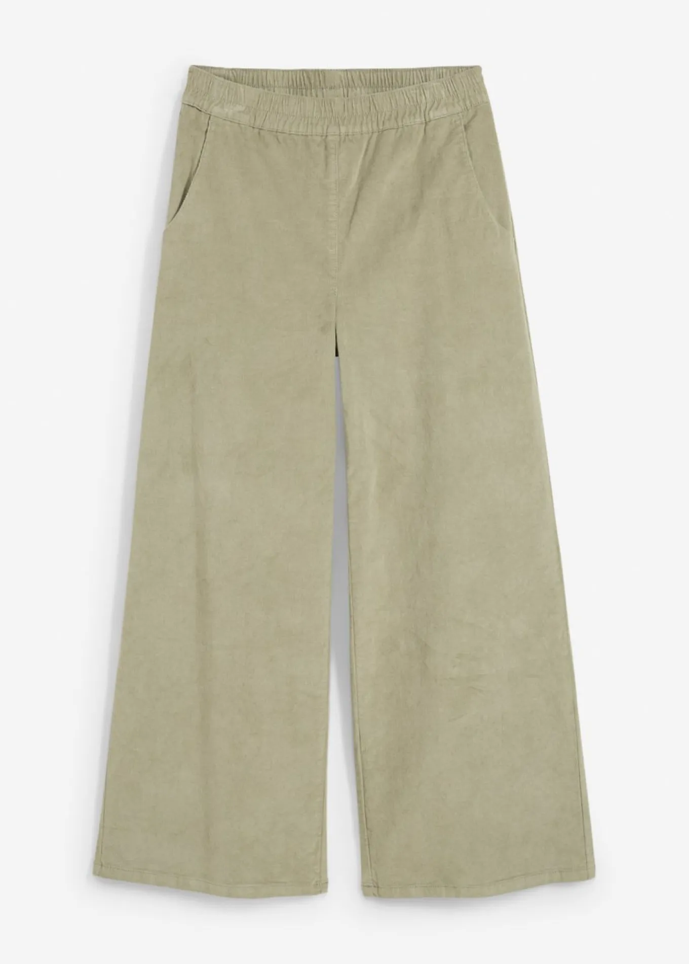 Pantalón de pana con cintura cómoda, high waist