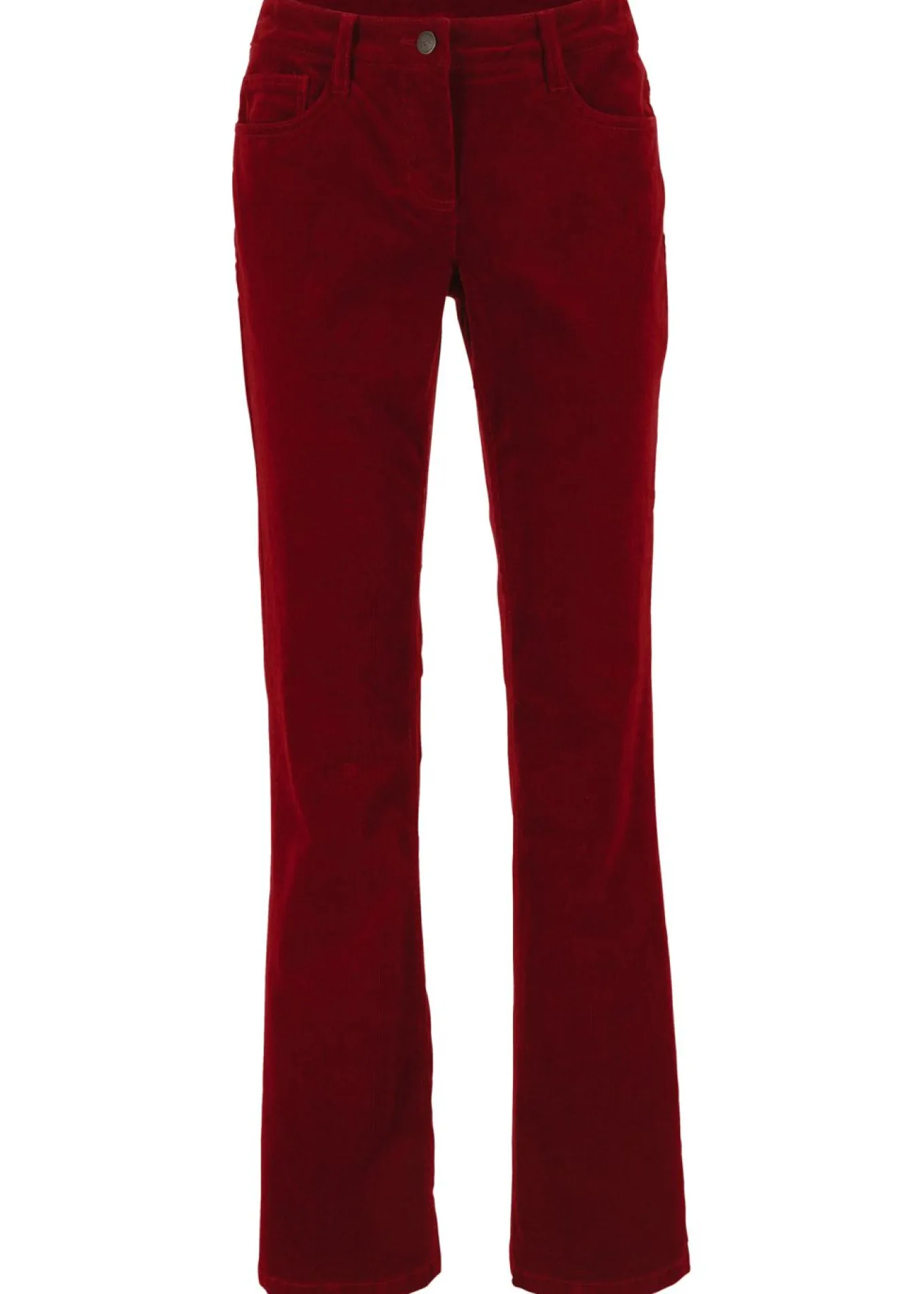 Pantalón de pana elástico de corte recto