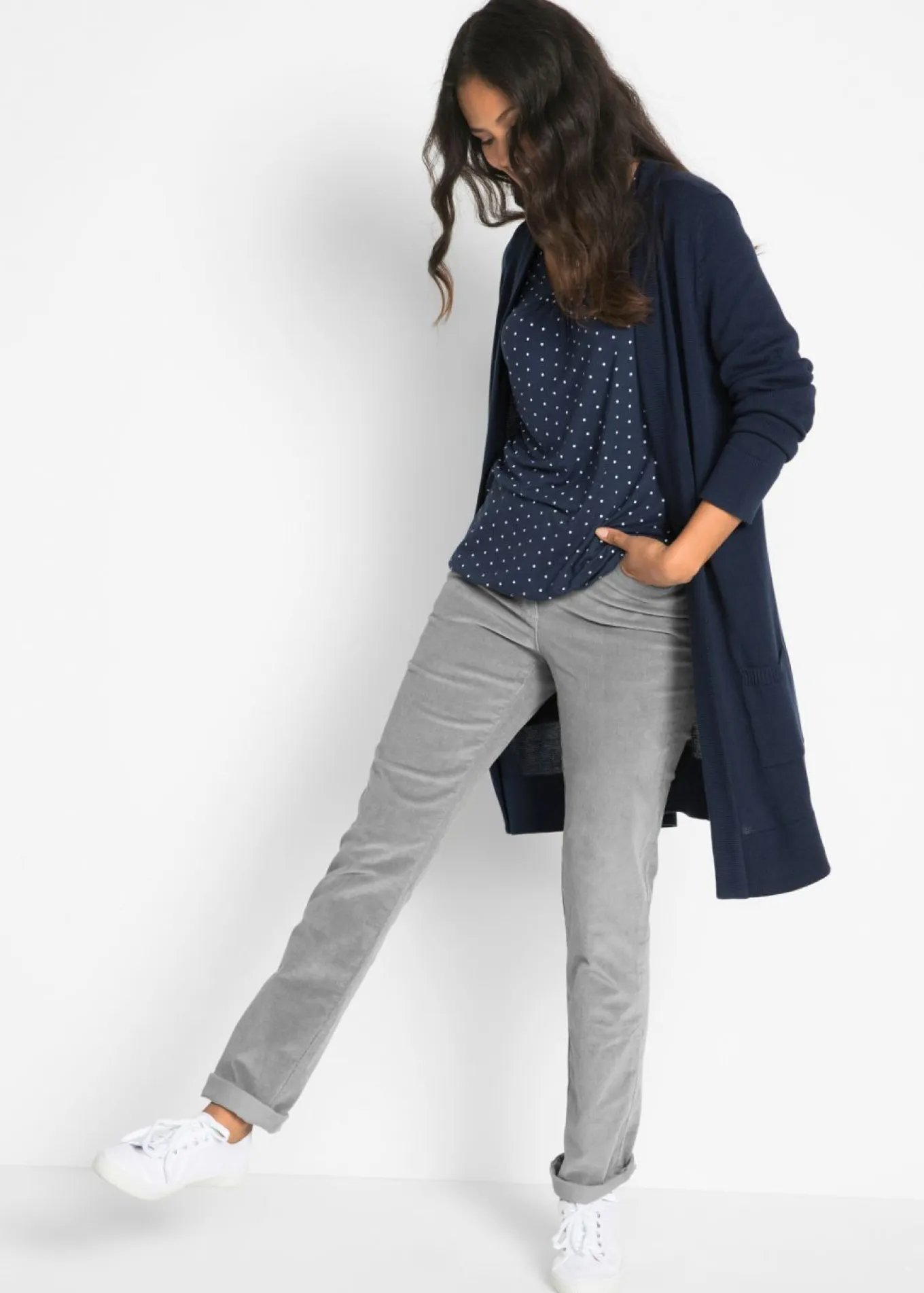 Pantalón de pana elásticos, straight