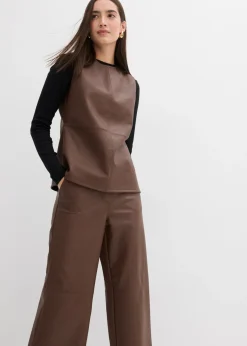 Pantalón de piel sintética