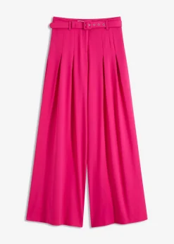 Pantalón de pinzas con cinturón (2 piezas)