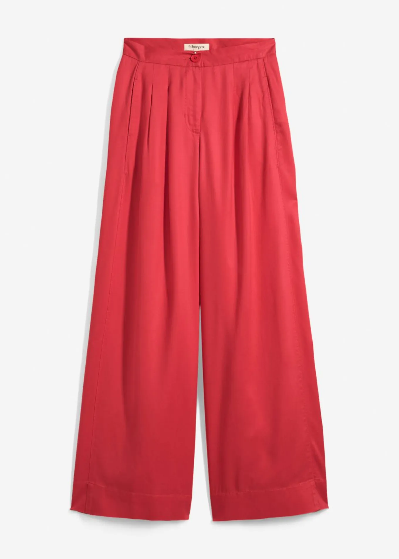 Pantalón de pinzas de lyocell fluido