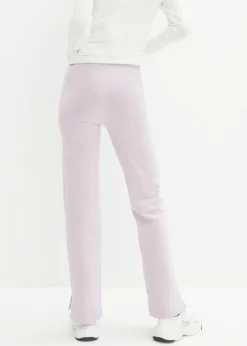 Pantalón de punto de algodón con elástico (2 unidades)