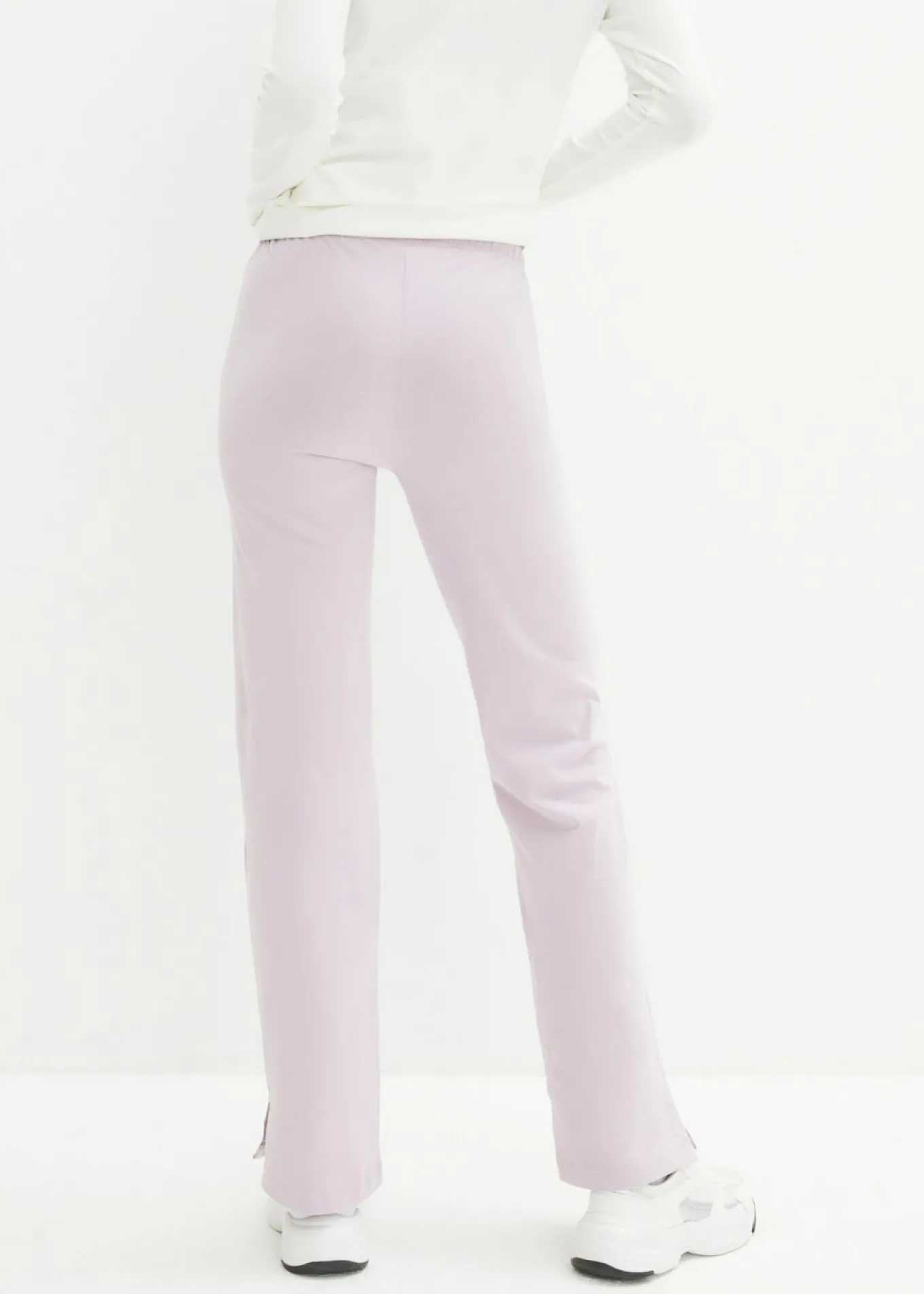 Pantalón de punto de algodón con elástico (2 unidades)
