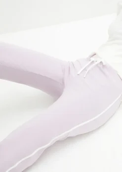 Pantalón de punto de algodón con elástico (2 unidades)