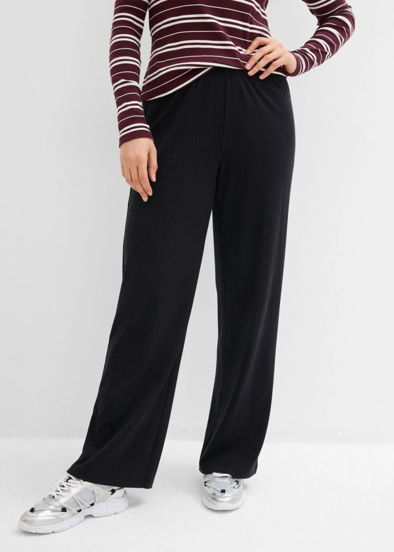 Pantalón de punto de canalé (2 unidades)