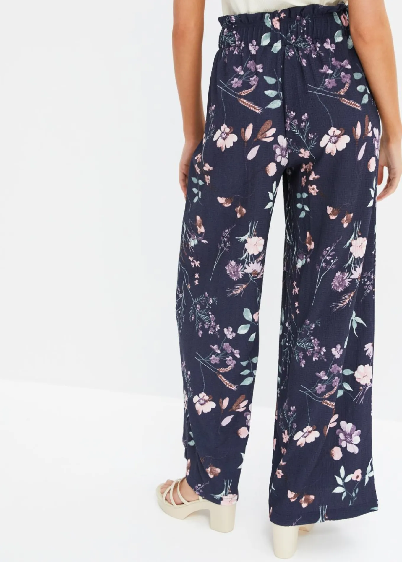 Pantalón de punto de crepé ligero