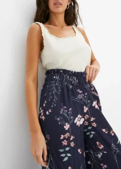Pantalón de punto de crepé ligero