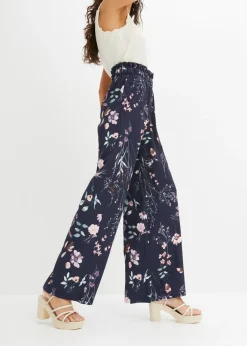 Pantalón de punto de crepé ligero