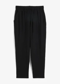Pantalón de punto de material estructurado