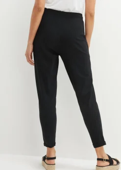 Pantalón de punto de mezcla de algodón elástico
