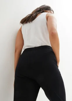 Pantalón de punto de mezcla de algodón elástico