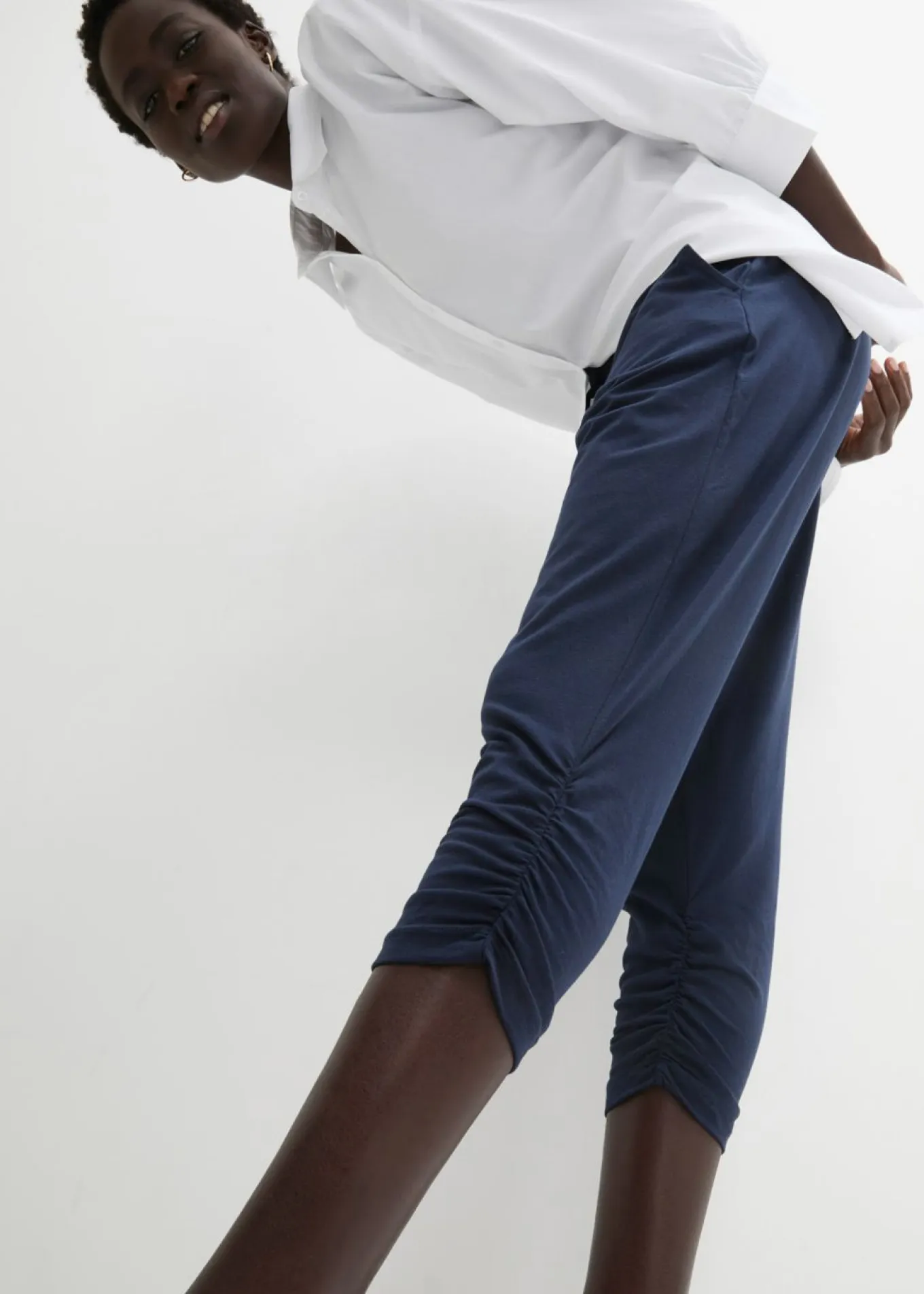 Pantalón de punto de mezcla de algodón