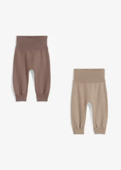Pantalón de punto de mezcla de algodón (2 unidades)