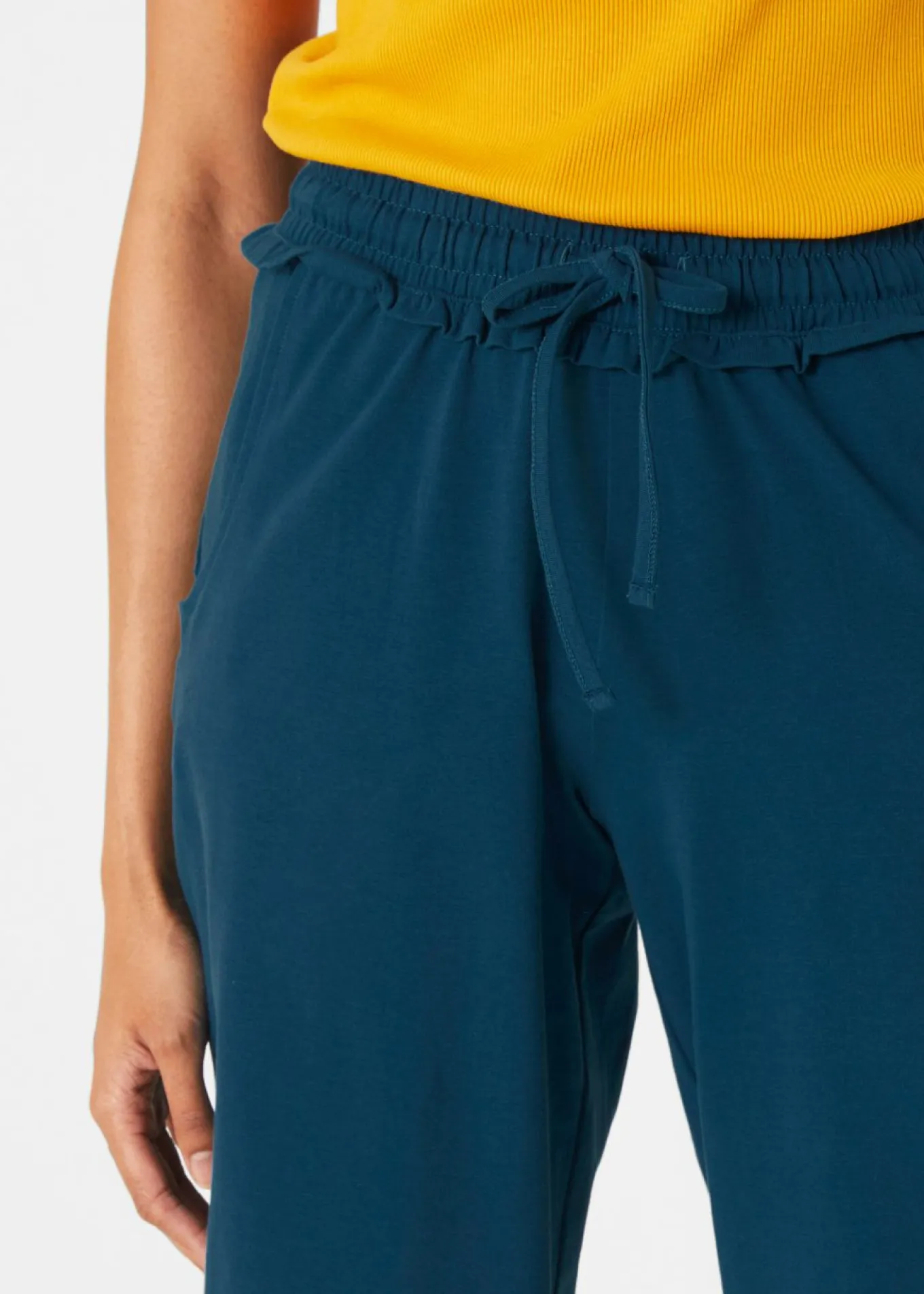 Pantalón de punto de mezcla de algodón