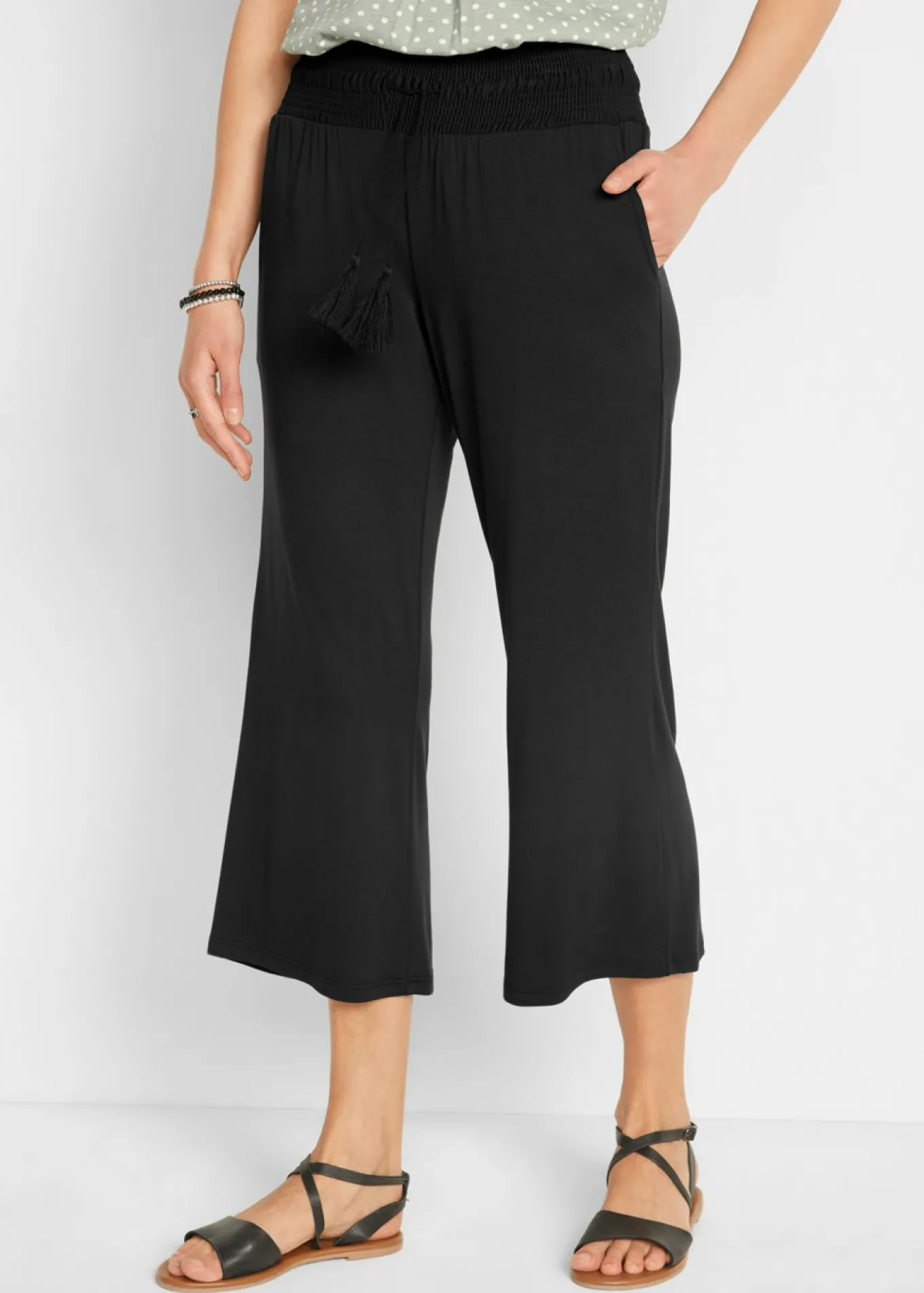 Pantalón de punto de viscosa