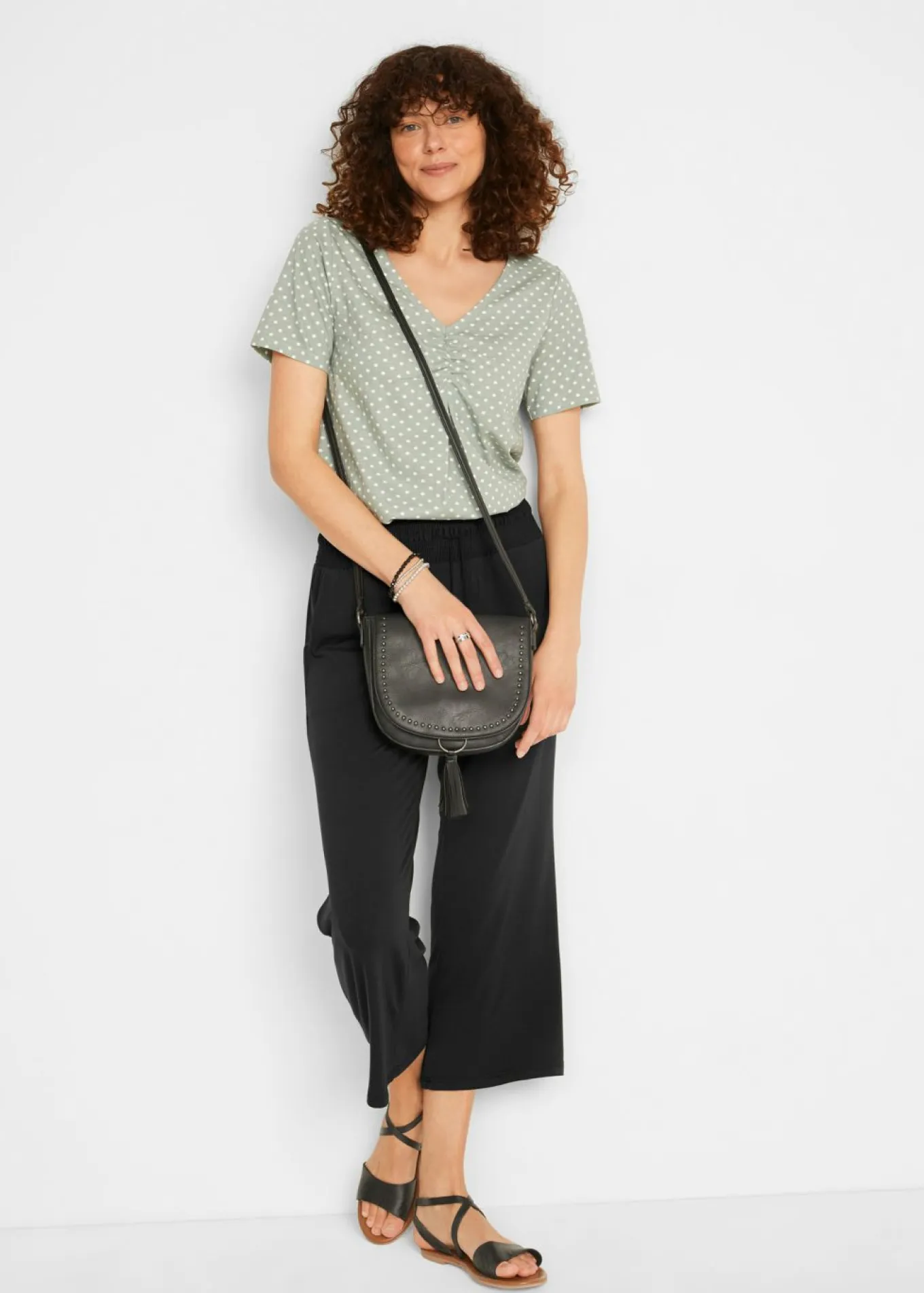Pantalón de punto de viscosa
