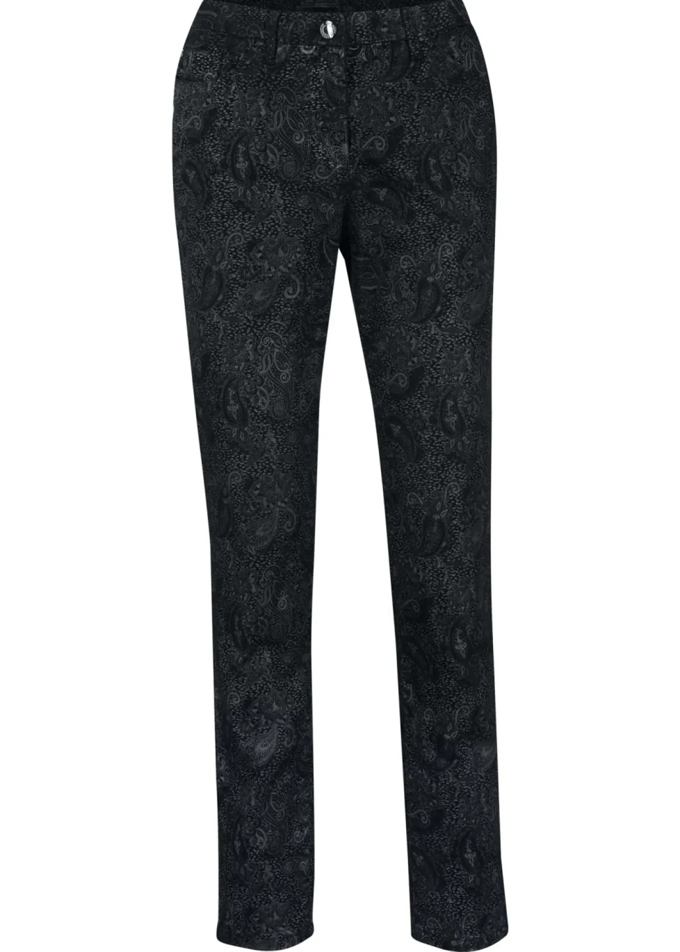 Pantalón de sarga con estampado elegante