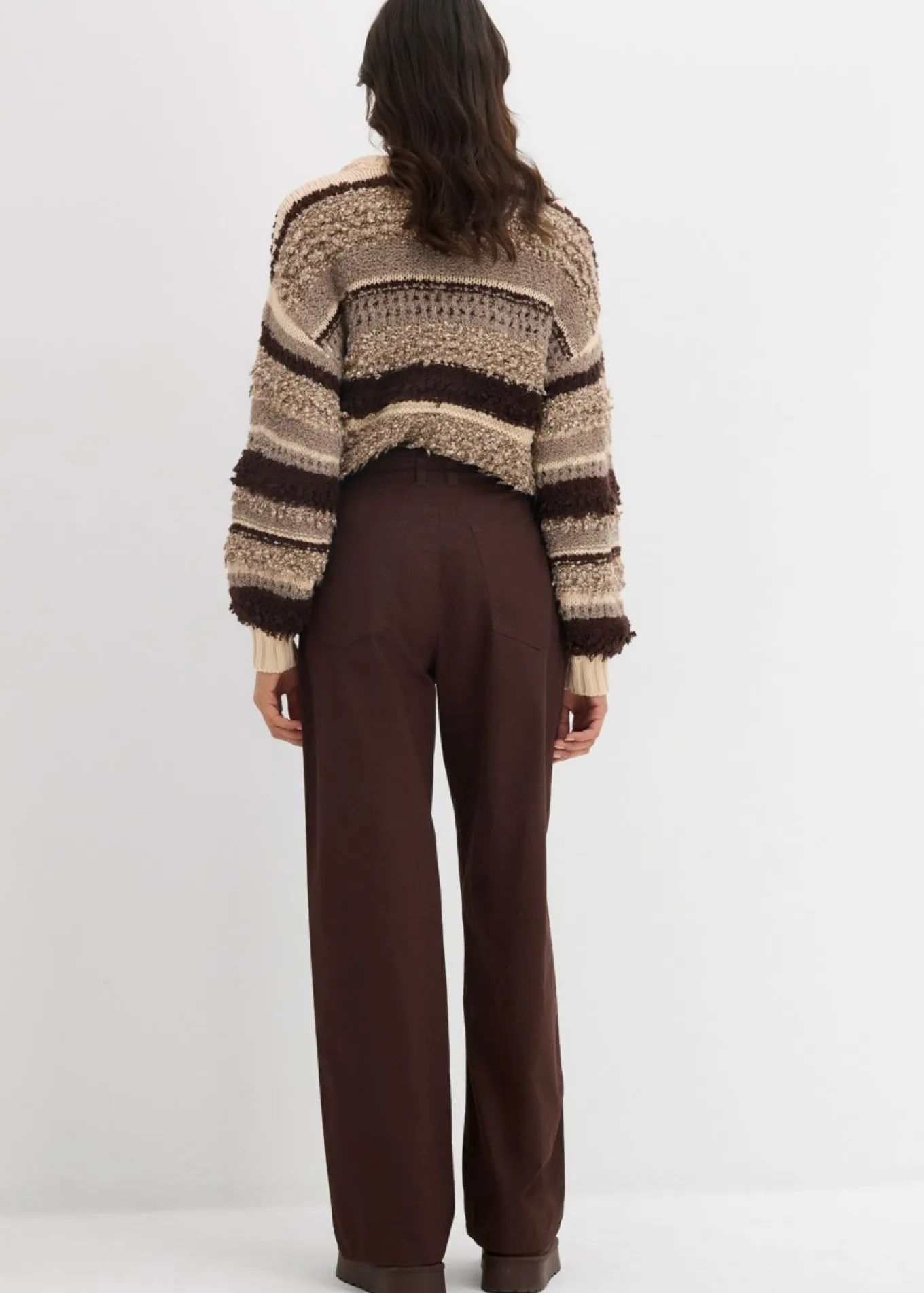 Pantalón de sarga de algodón puro