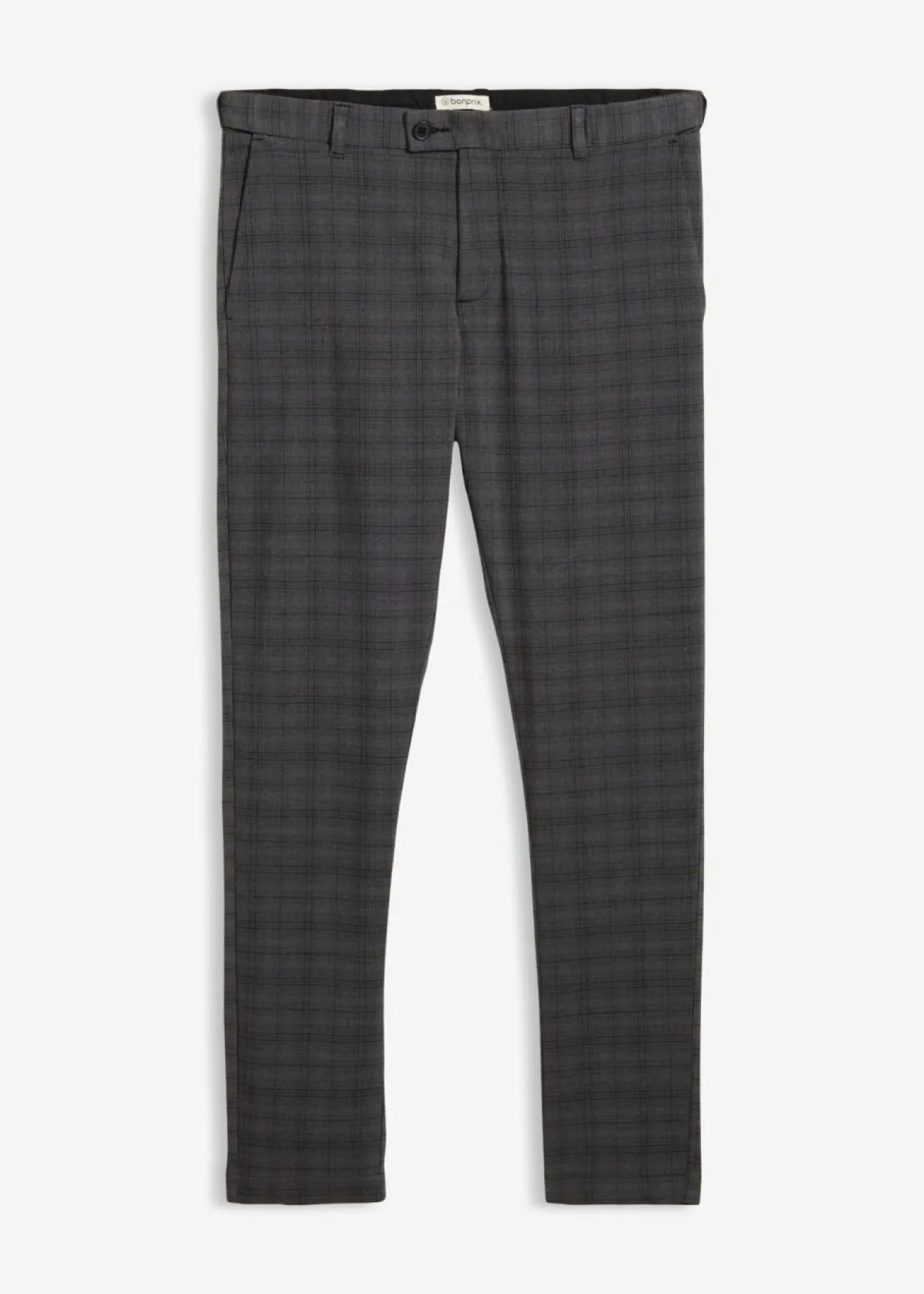Pantalón de traje elástico, con cintura elástica, regular fit