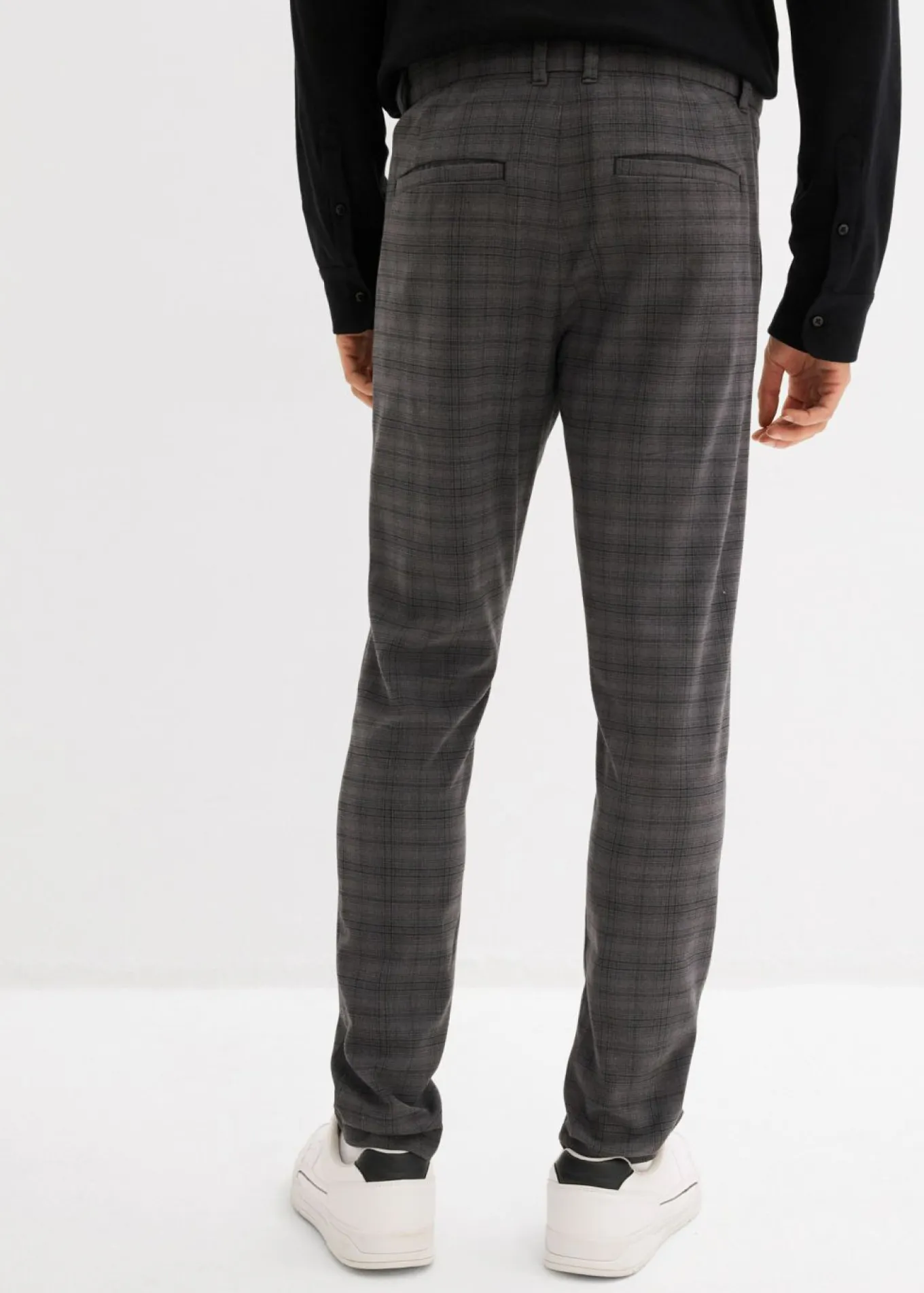 Pantalón de traje elástico, con cintura elástica, regular fit