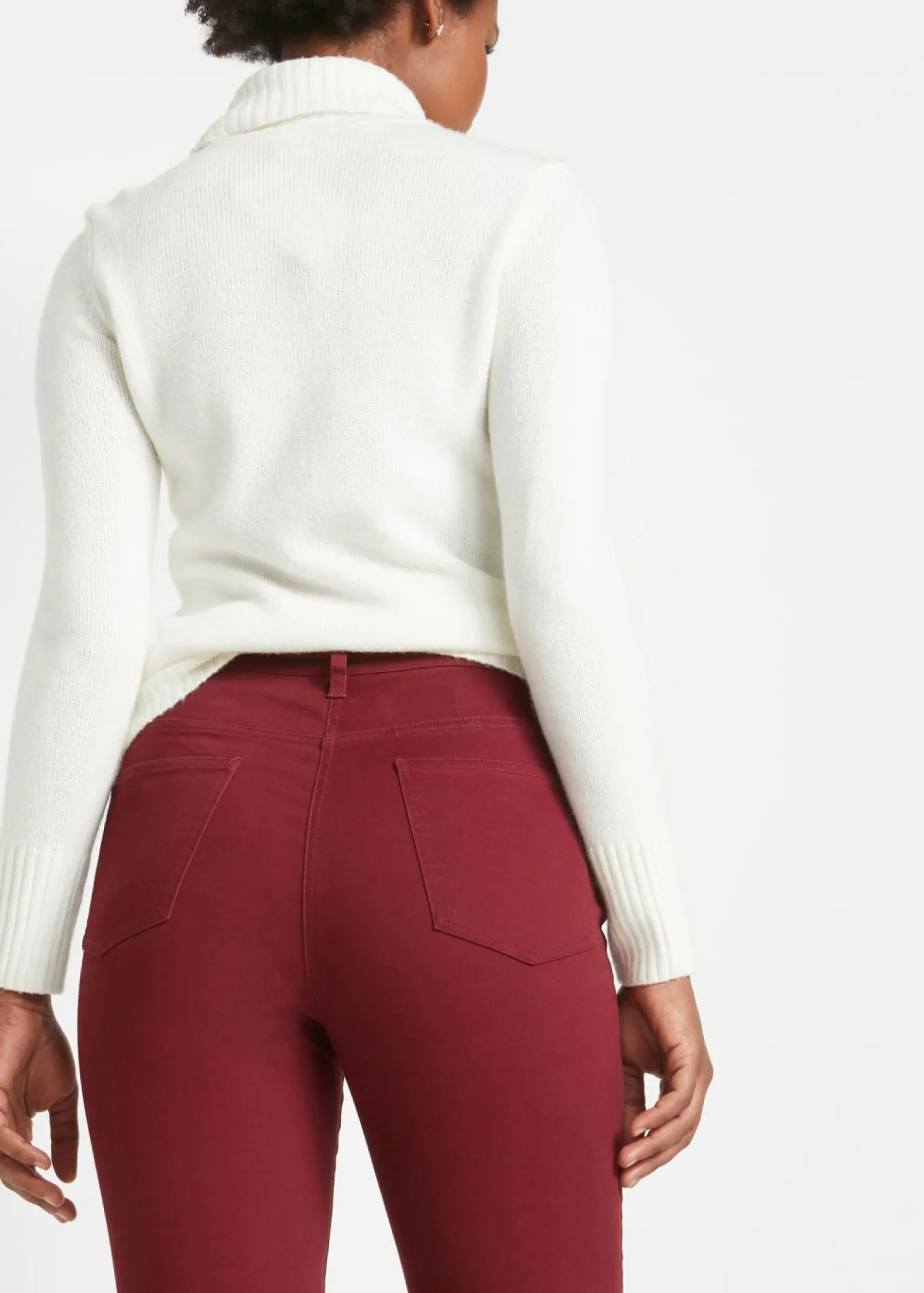 Pantalón elástico de corte slim