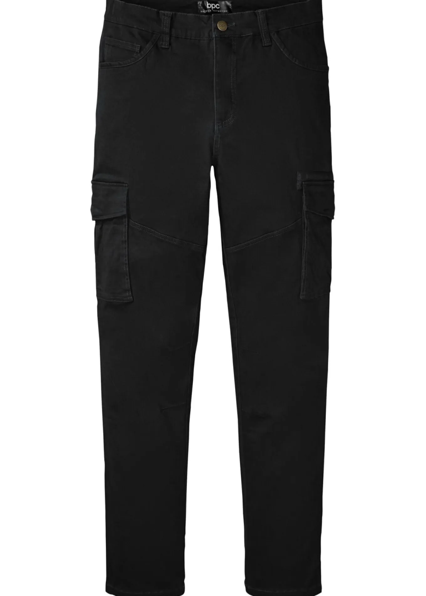 Pantalón elásticos, slim fit, con bolsillos cargo, straight