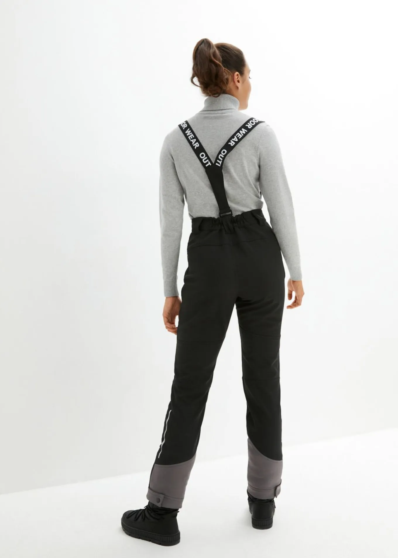 Pantalón funcional de softshell elástico y repelente al agua