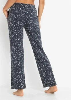 Pantalón largo de pijama de algodón orgánico puro (2 unidades)