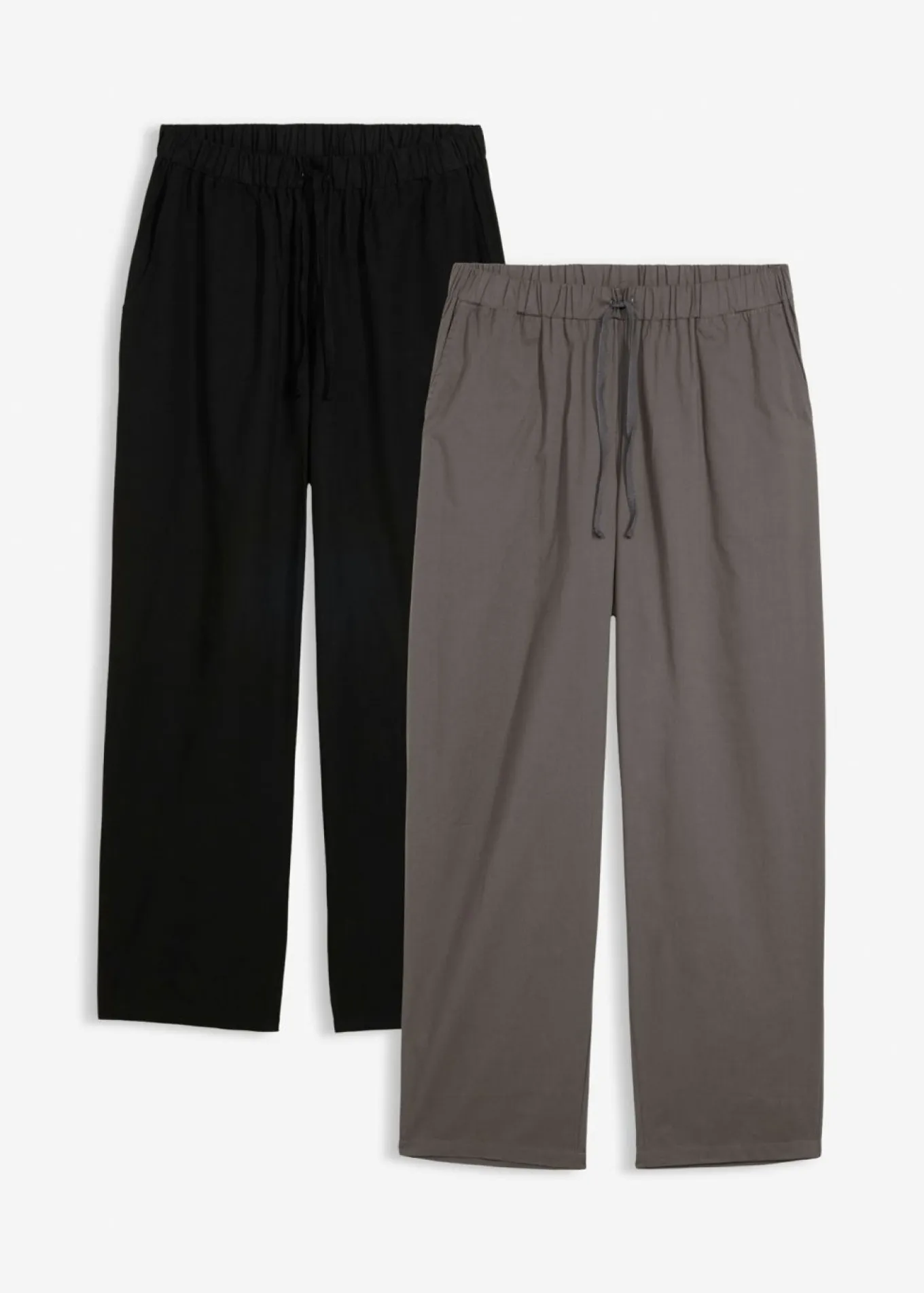 Pantalón largo de pijama de algodón suave (2 unidades)