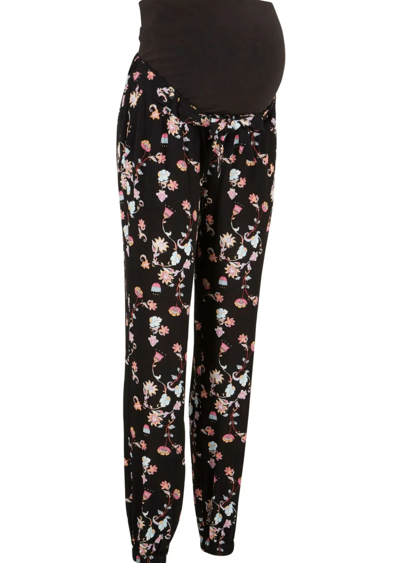 Pantalón ligero premamá de viscosa con corte holgado